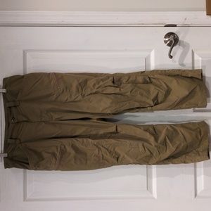 Goruck men's pants taupe hiking zippered pockets 34 waist